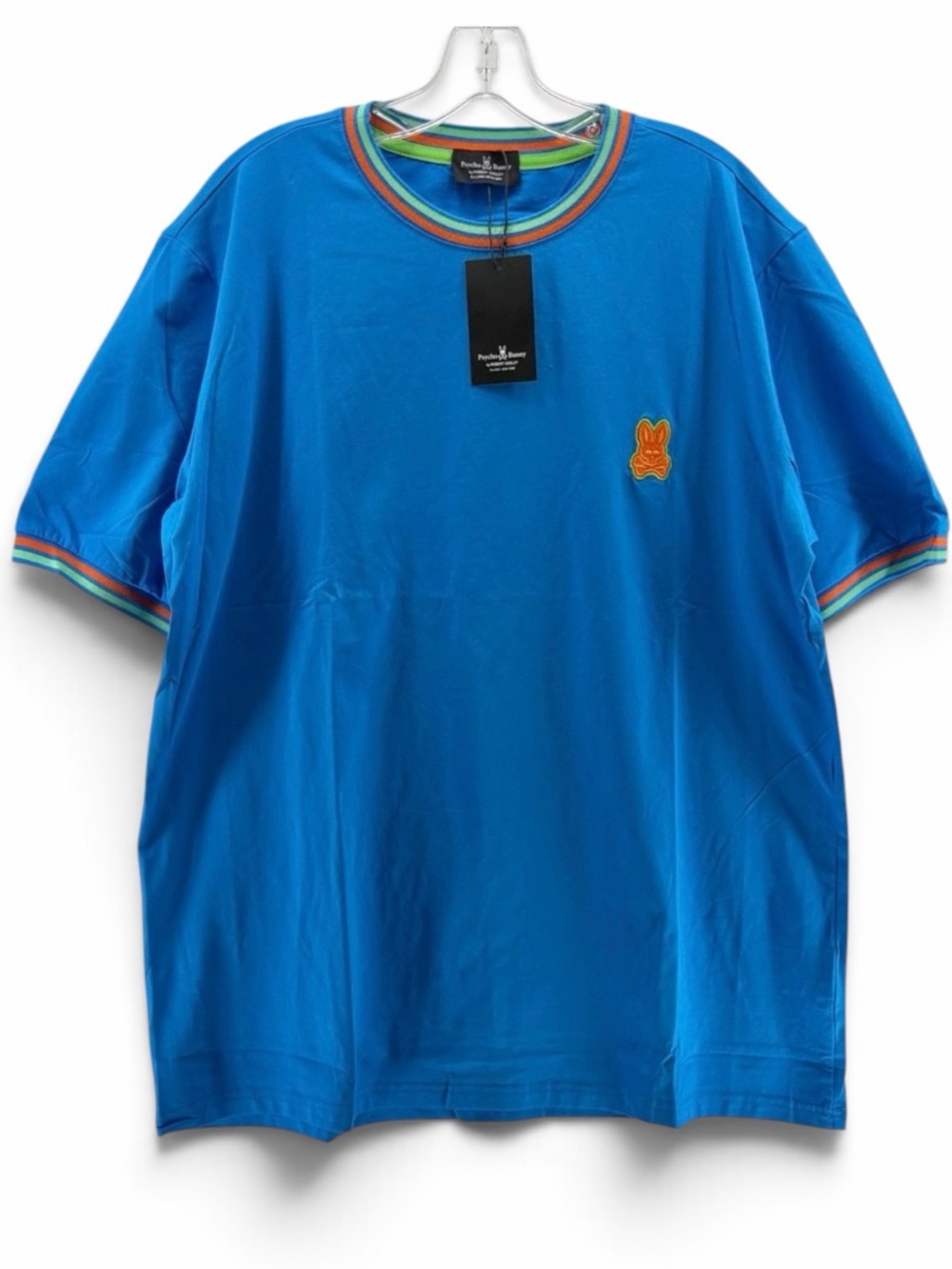 Psycho Bunny Banks T-Shirt with 90’s Inspired Colors Size XL-NWT